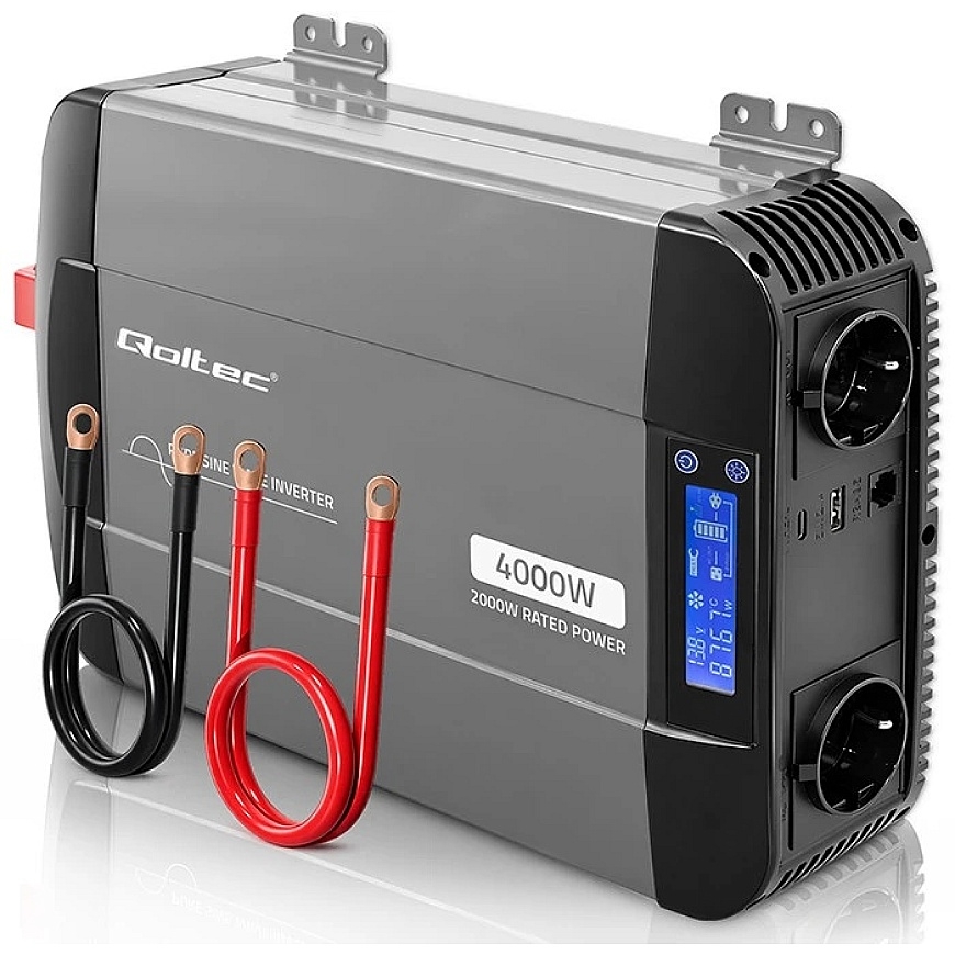 Qoltec tīrā sinusoidālā viļņa | 12V