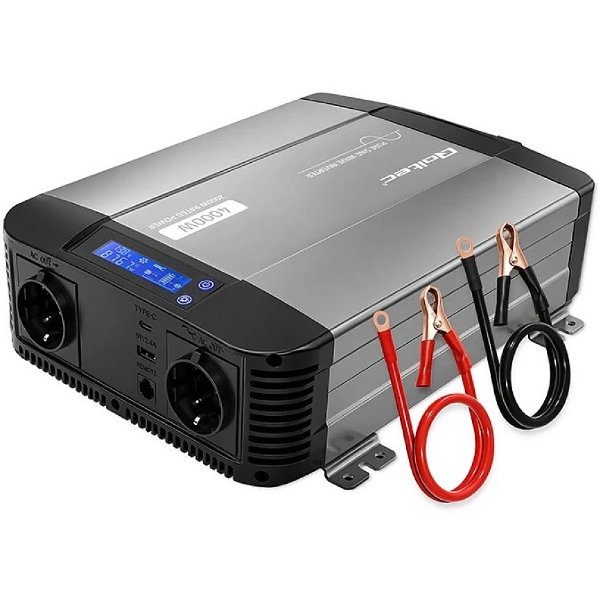Qoltec Puhdas Sinimuotoaalto | 12V – 230V | 2000/4000W – 5