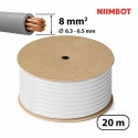 PVC marķēšanas caurule NIIMBOT_TUB_8_20_W PVC marķēšanas caurule NIIMBOT_TUB_8_20_W
