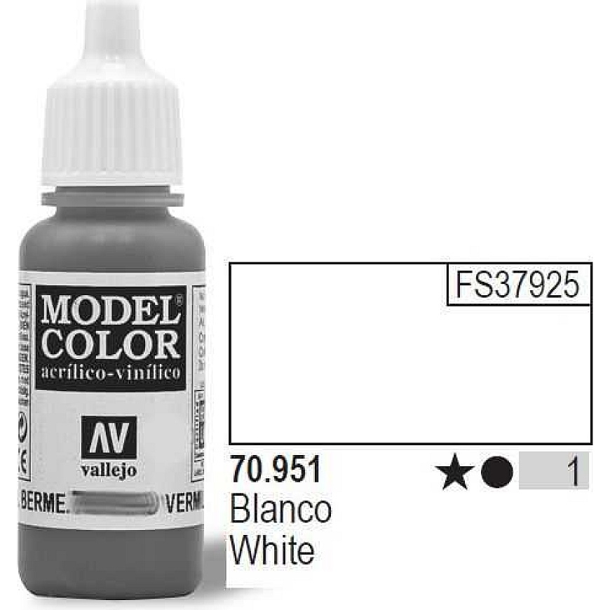 Vallejo Model Color 18ml - Balts