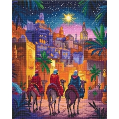 Letistitch Cross-Stitch Embroidery Kit "Three Kings" 23x29 cm LI62-00