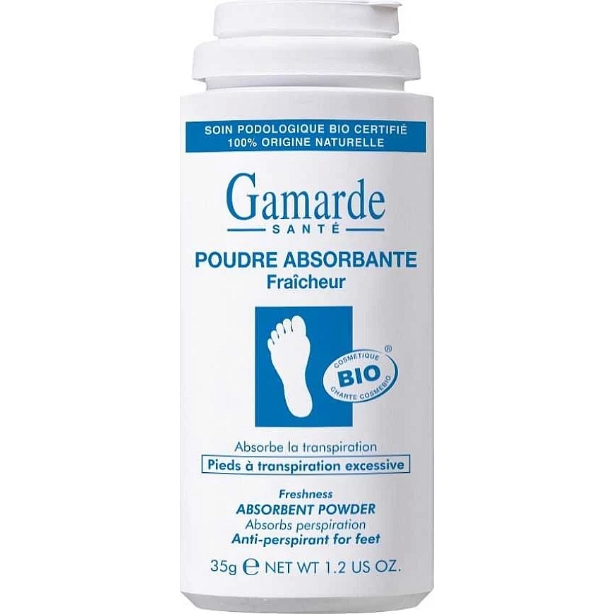 Gamarde Bio Foot Powder for Sweating, 35 g – 2