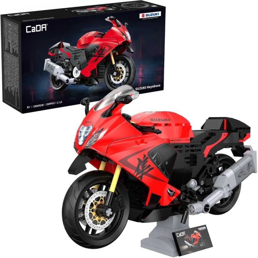 CADA konstruktoru SUZUKI HAYABUSA motocikls 1:12