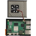 Argon40 Argon Poly+ 5 – ABS case with a 30 mm PWM fan, designed for Raspberry Pi 5 – black Argon40 Argon Poly+ 5 – ABS case with a 30 mm PWM fan, designed for Raspberry Pi 5 – black