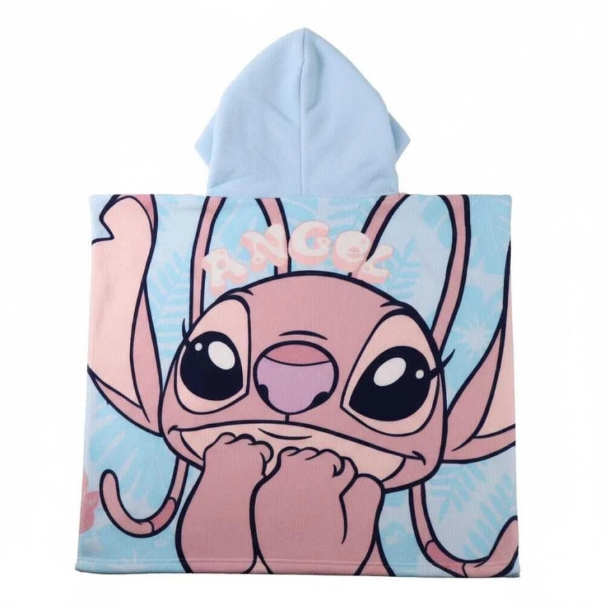 Cerdà CERDÁ Disney Stitch mikrošķiedras pončo