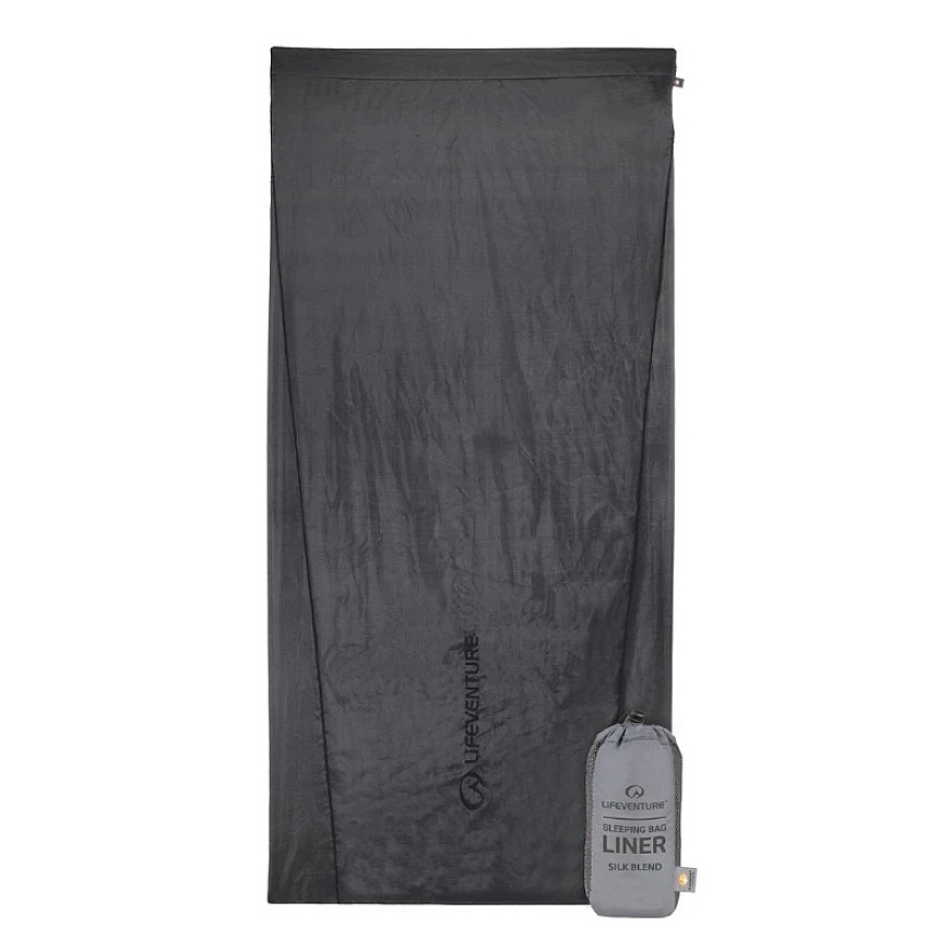 Miegmaiša ielikne Lifeventure Silk Sleeping Bag Liner Rectangular - Stačiakampis – 5