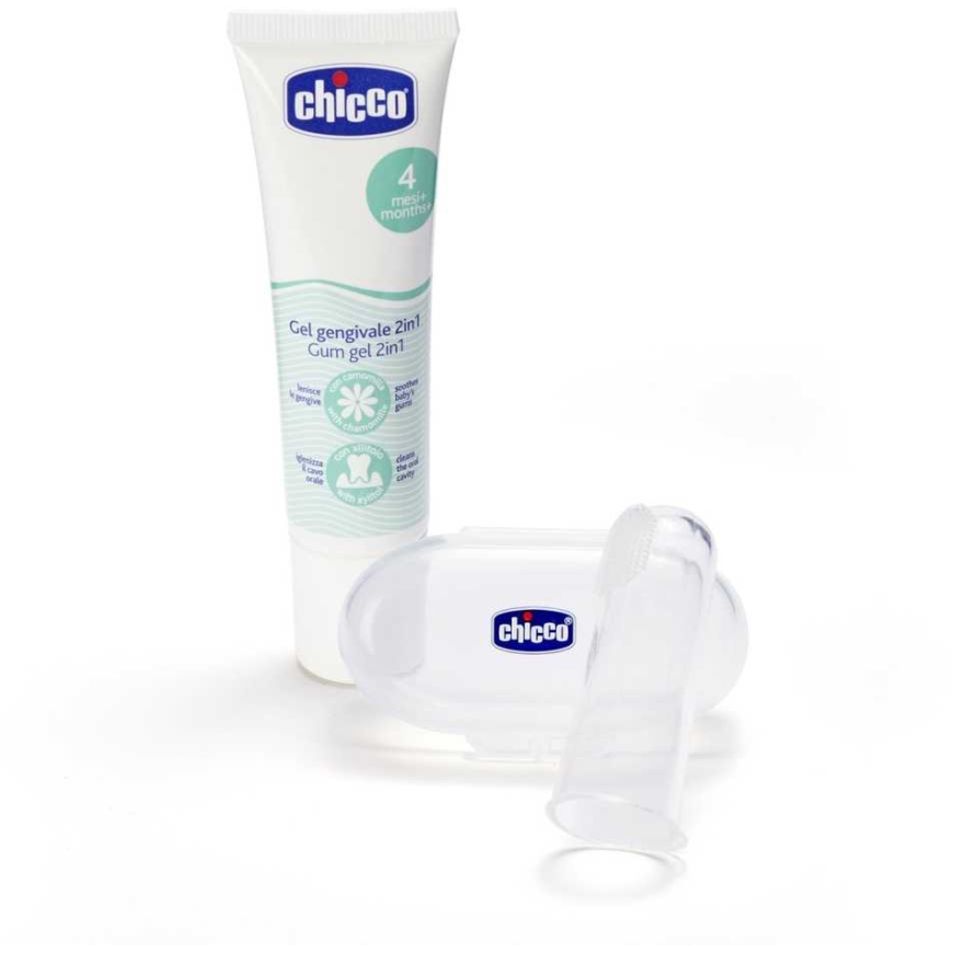 Chicco Oral Gel Starter Kit 30ml + Finger Toothbrush – 3