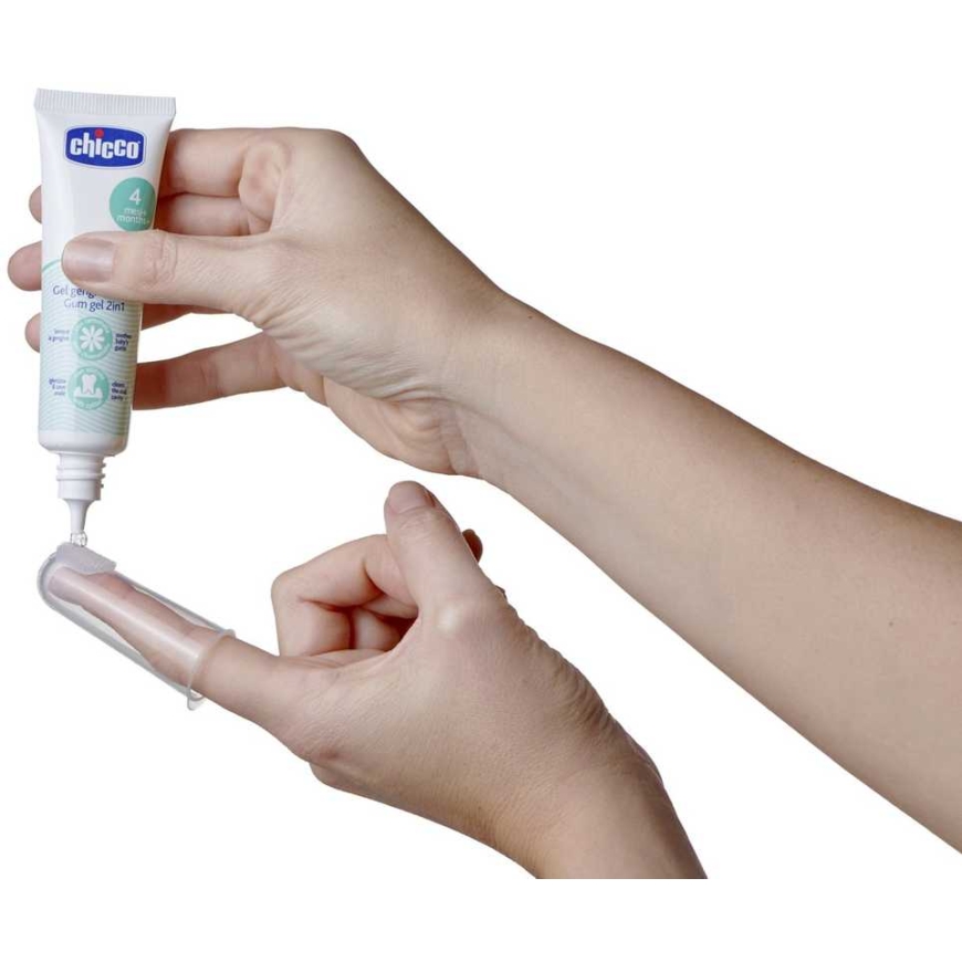 Chicco Dantų geeli algendik kogum 30ml + sõrmeharja – 5