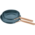 ZWILLING MILANO Set of 2 Frying Pans Blue