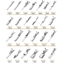 Eurokomp Cable Connection Kit, Electrical Connection Kit, Contact Extractor Caps Set, 660 pcs. E6354