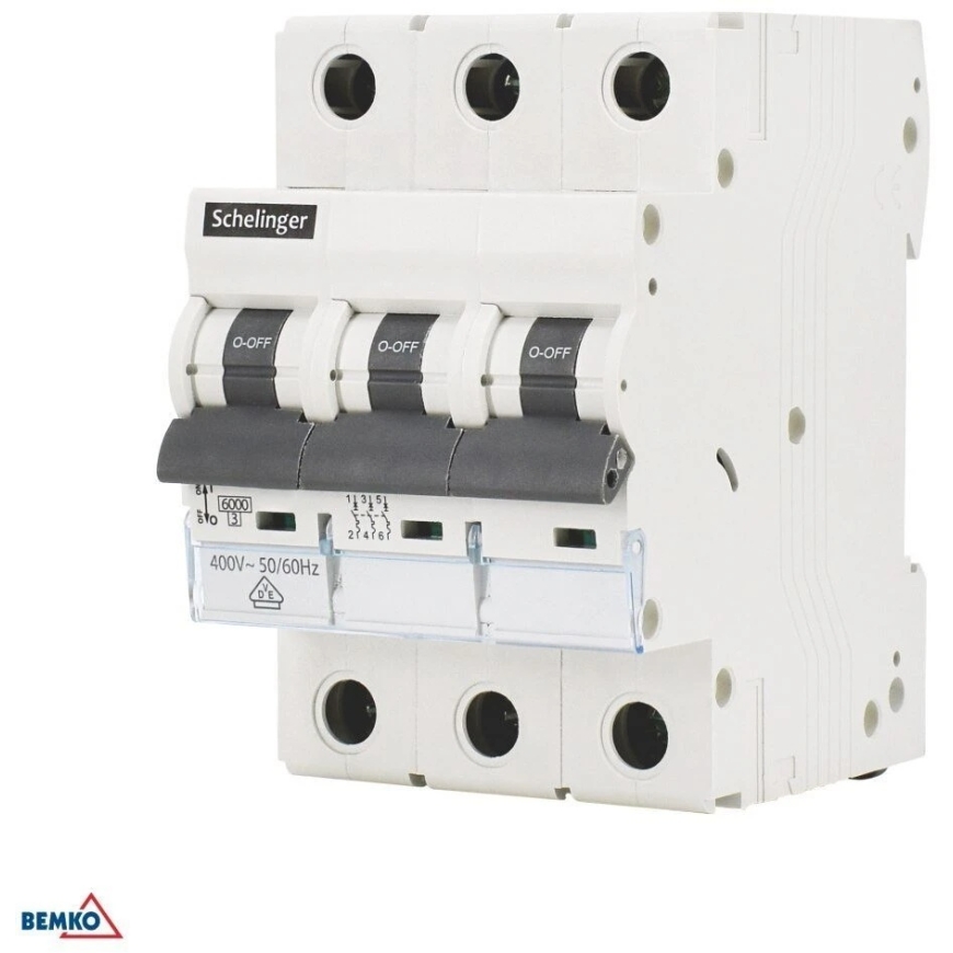 Circuit Breaker 6KA 3P B 50A VDE SCHELINGER – 2