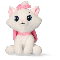 CERDÁ Disney Marie White 3D Plush Figure with Hook, Bag Decoration 13 cm