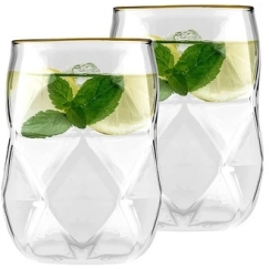 Vialli Design 2 kuppia 450 ml Geo Gold (32095)