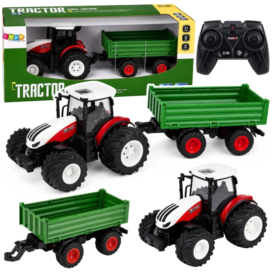 LEAN Toys Lean Toys Traktors 1:24