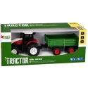 Lean Toys Traktorius 1:24 su priekaba Lean Toys Traktorius 1:24 su priekaba