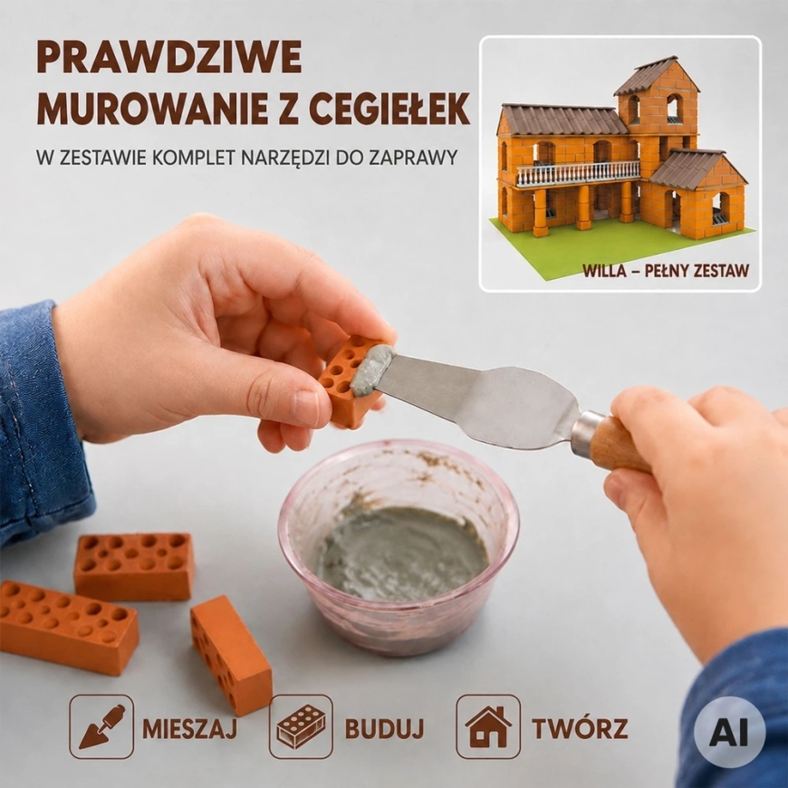 WOOPIE Brick Villa Construction Set 461 Pieces for Kids – 3