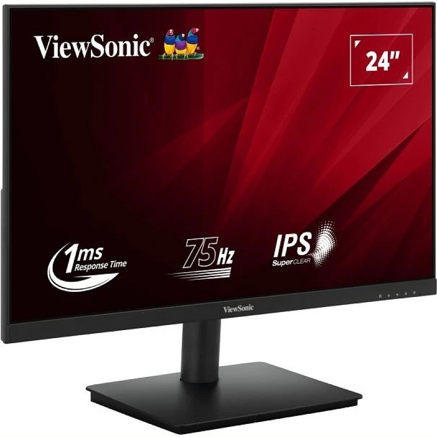 Viewsonic VA VA240-H-2 PC lamekuvar 60,5 cm (23.8") 1920 x 1080 pikslit Full HD LED Must – 3