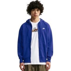 Men's Nike hoodie with zipper, blue