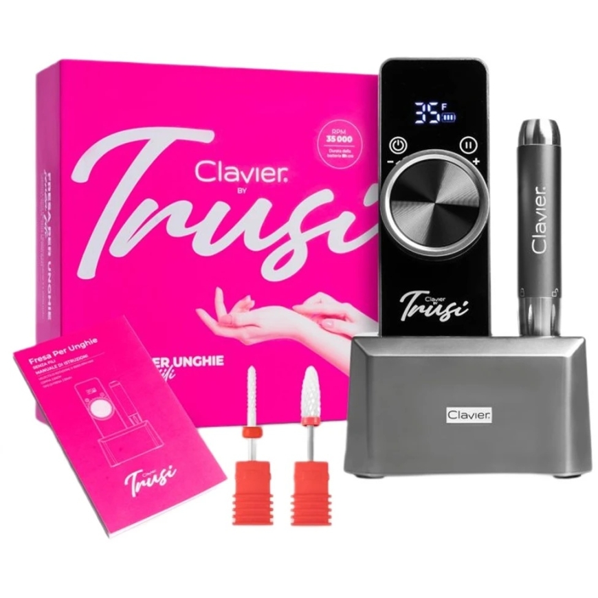 Trusi Keyboard Nail Drill 65W Gray