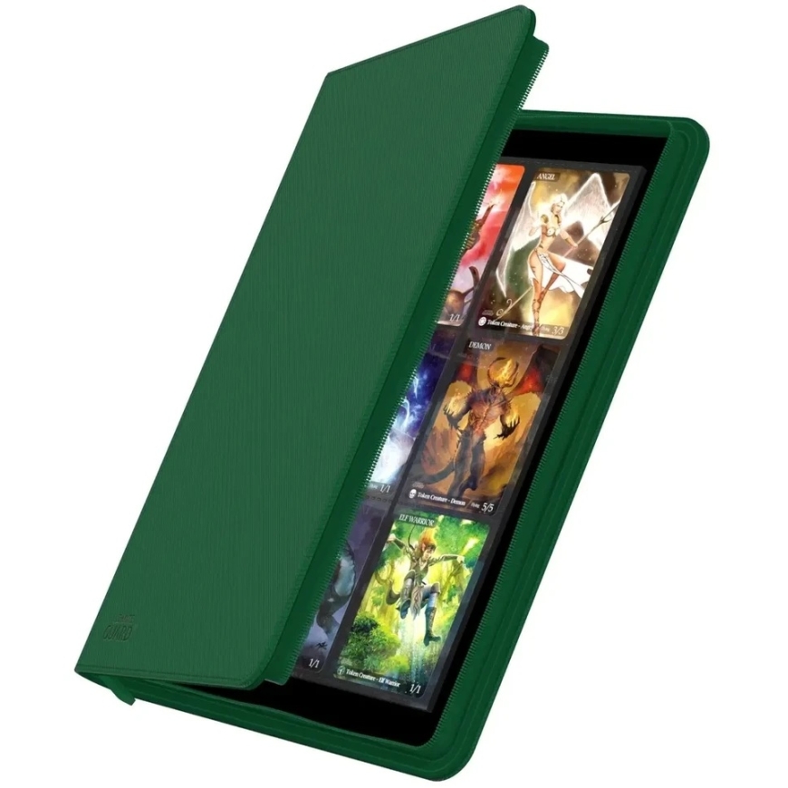 Ultimate Guard Zipfolio 360 18-Pocket Xenoskin - Vihreä – 3