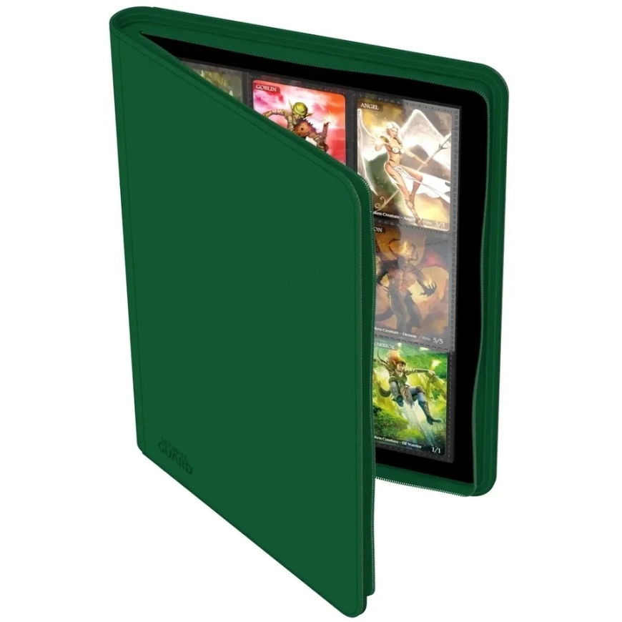 Ultimate Guard Zipfolio 360 18-Pocket Xenoskin - Vihreä – 4