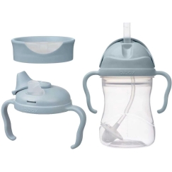 Cup for learning to drink for children - 3in1 set, 240 ml, Ocean b.box