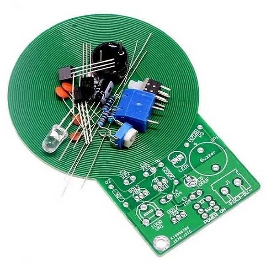Oem metālu detektors 3-5V DIY KIT