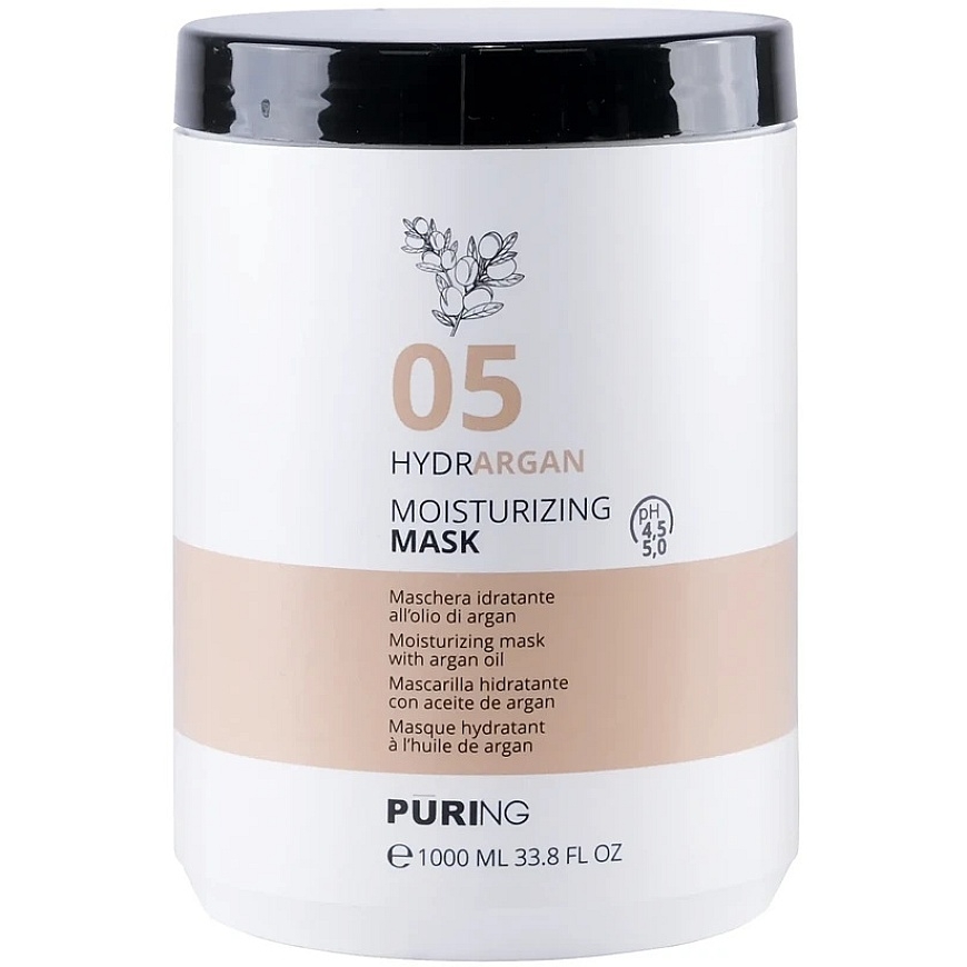 PURING 05 Hydrargan mitrinošā maska matiem