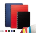 Spiral Notebook with Tabs SMLT, A6, 96 Pages, Grid Spiral Notebook with Tabs SMLT, A6, 96 Pages, Grid