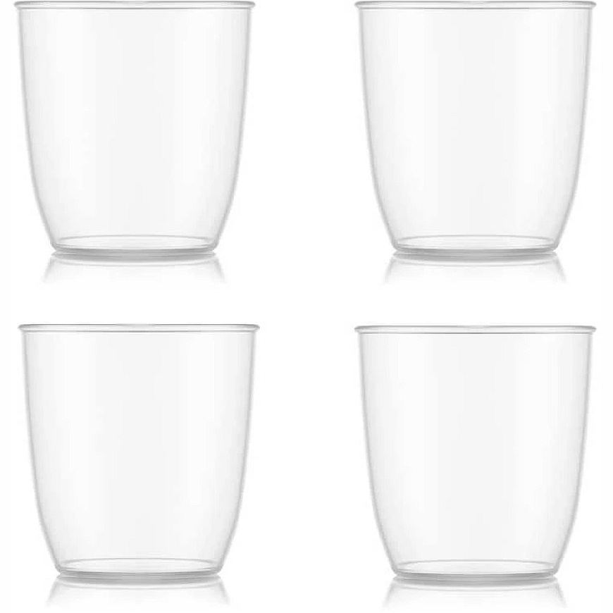 Bodum Kvadrant 0.2L stikla glāzes