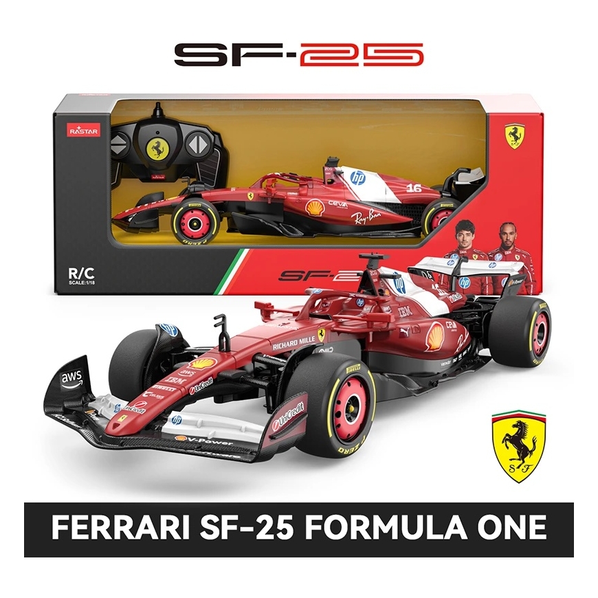 RASTAR 1:18 tālvadības automodelis Ferrari SF-25