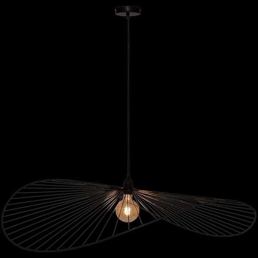 Zvēru lampa ADELIA, Ø 98 cm melna – 2
