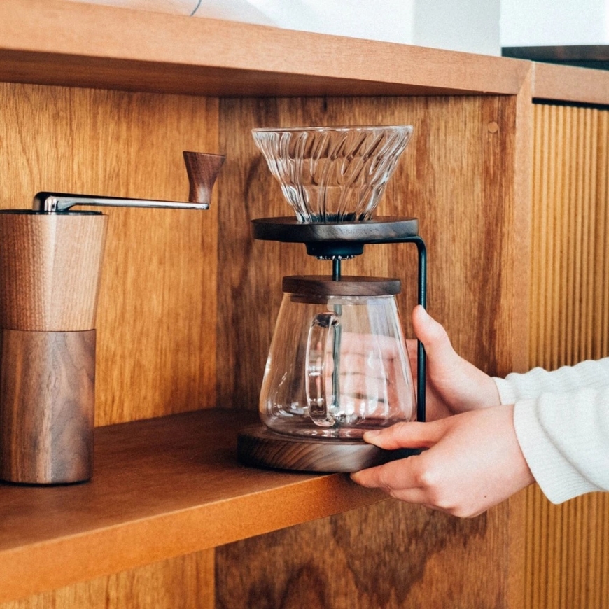 Hario - Dripper Stand Walnut Color – 2