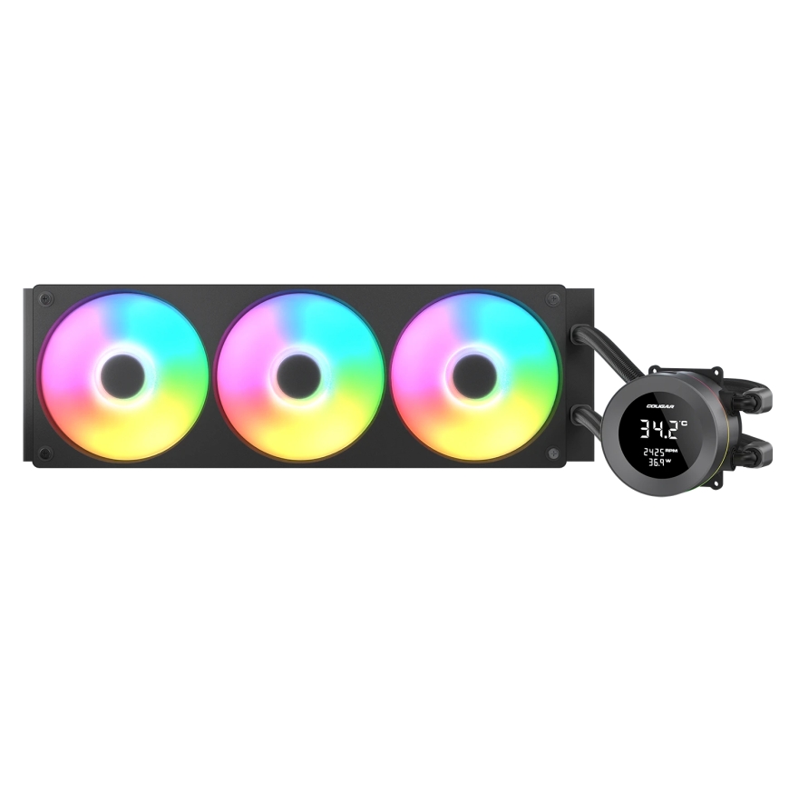 COUGAR CGR-PSDVARGB-B-360 Suoritin All-in-one-nesteenjäähdytin 12 cm Musta