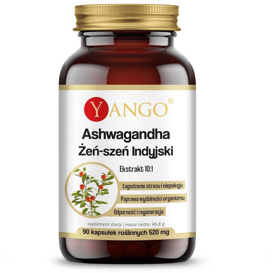 Yango Ashwagandha ravintolis 90 kapseliaa