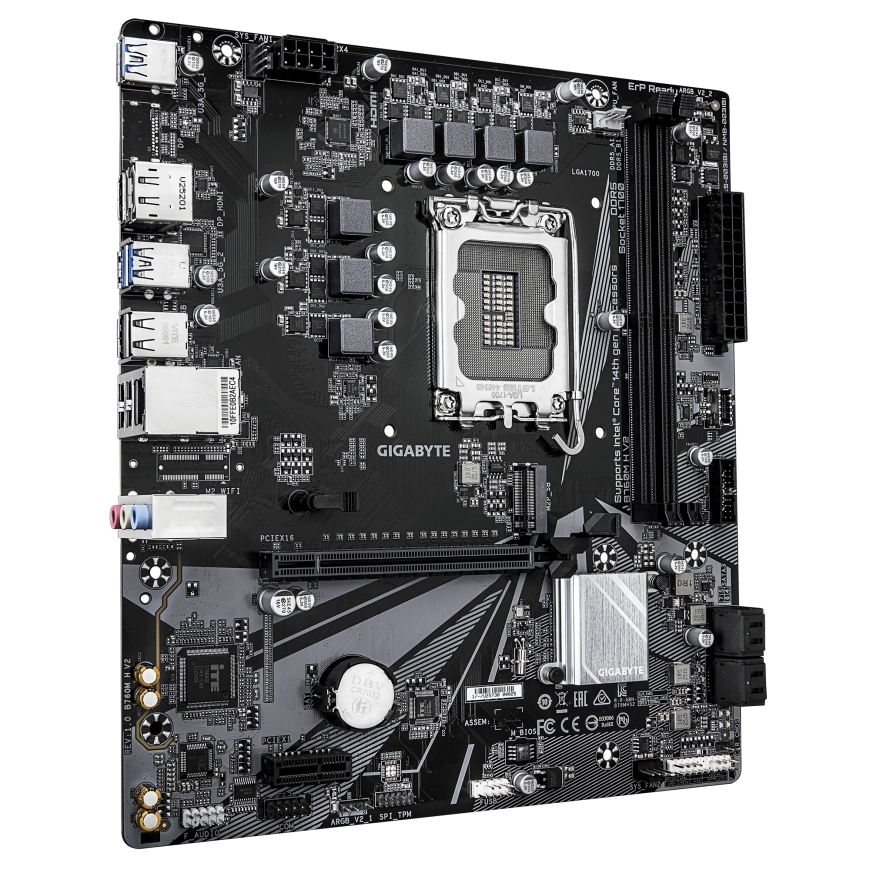 GIGABYTE B760M H V2 emolevy Intel B760 Express LGA 1700 mikro ATX – 3