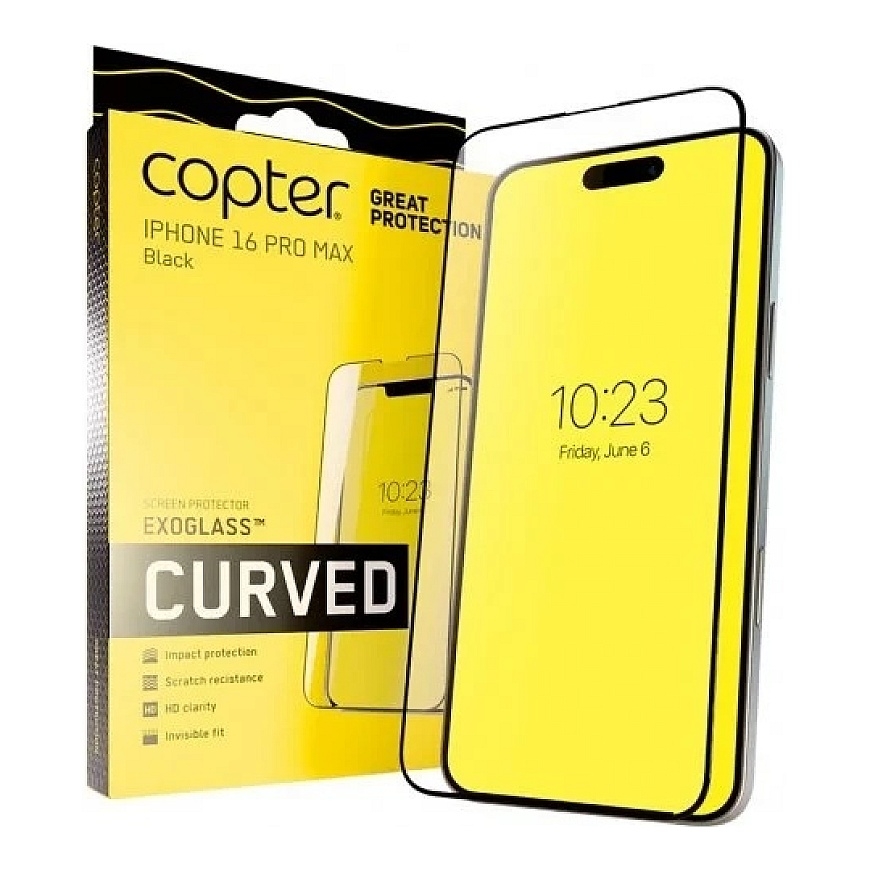 Copter izliekts ekrāna aizsargstikls iPhone 16