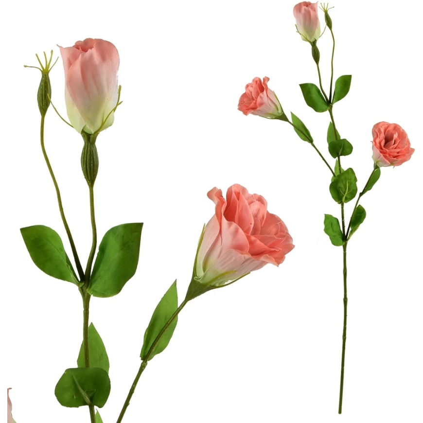 Mondex Since 1986 VIRIDIS Artificial Flower Eustoma 70cm Rubberized