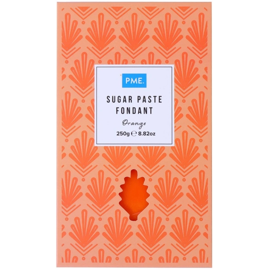PME Sugar Paste - Orange, 250 g