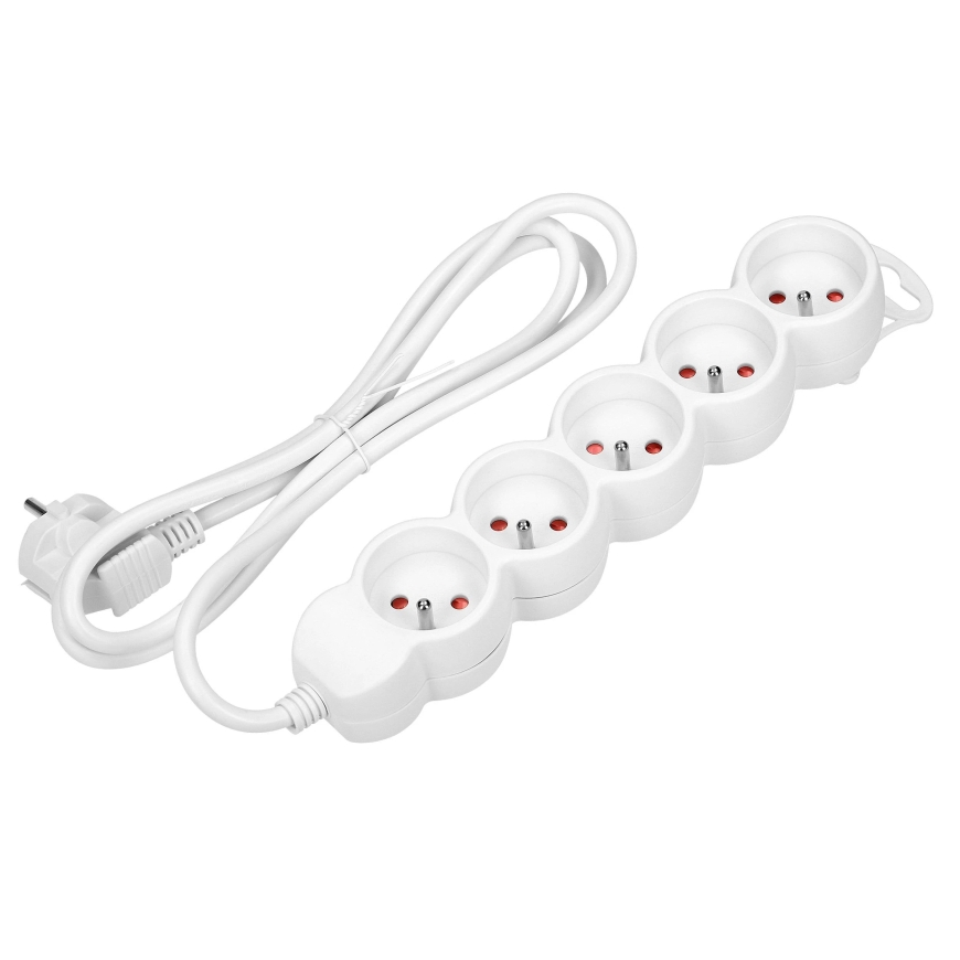 Orno 5 kontaktu pagarinātājs 2P+Z, 3m