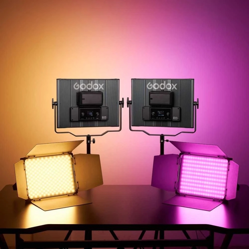Lighting Equipment - Godox LDX100R Panel Light RGBWW, adjustable brightness, multiple control methods, RGBWW – 2