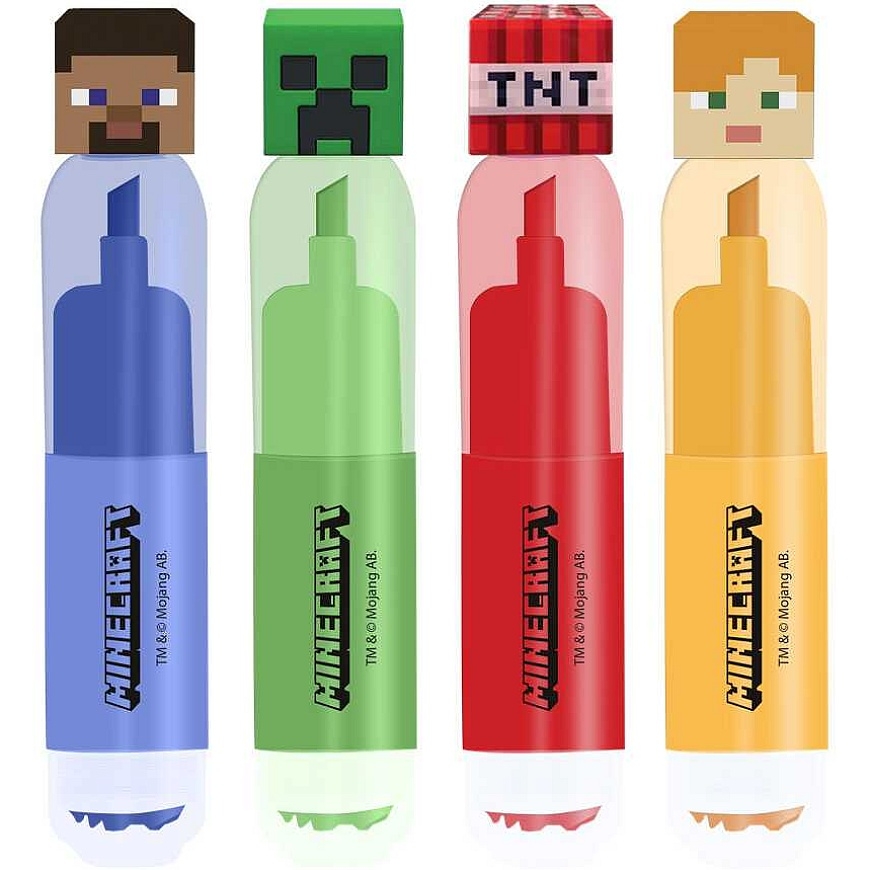 KIDS Minecraft iezīmētāji + zīmogu komplekts