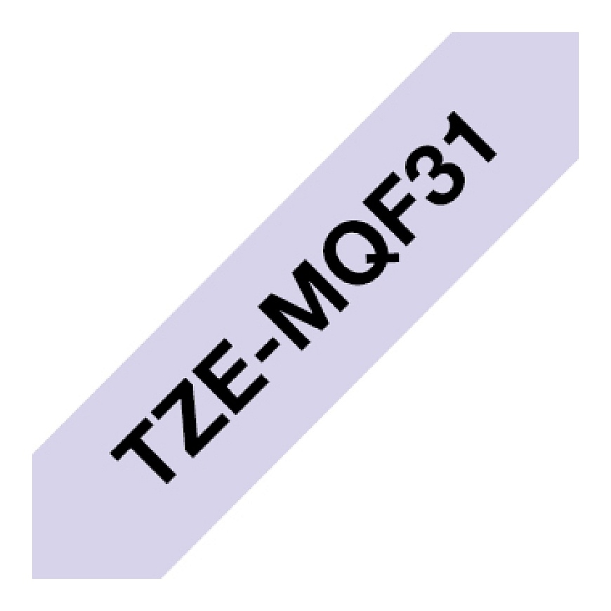 Brother TZE-MQF31 marķēšanas lenta Melns