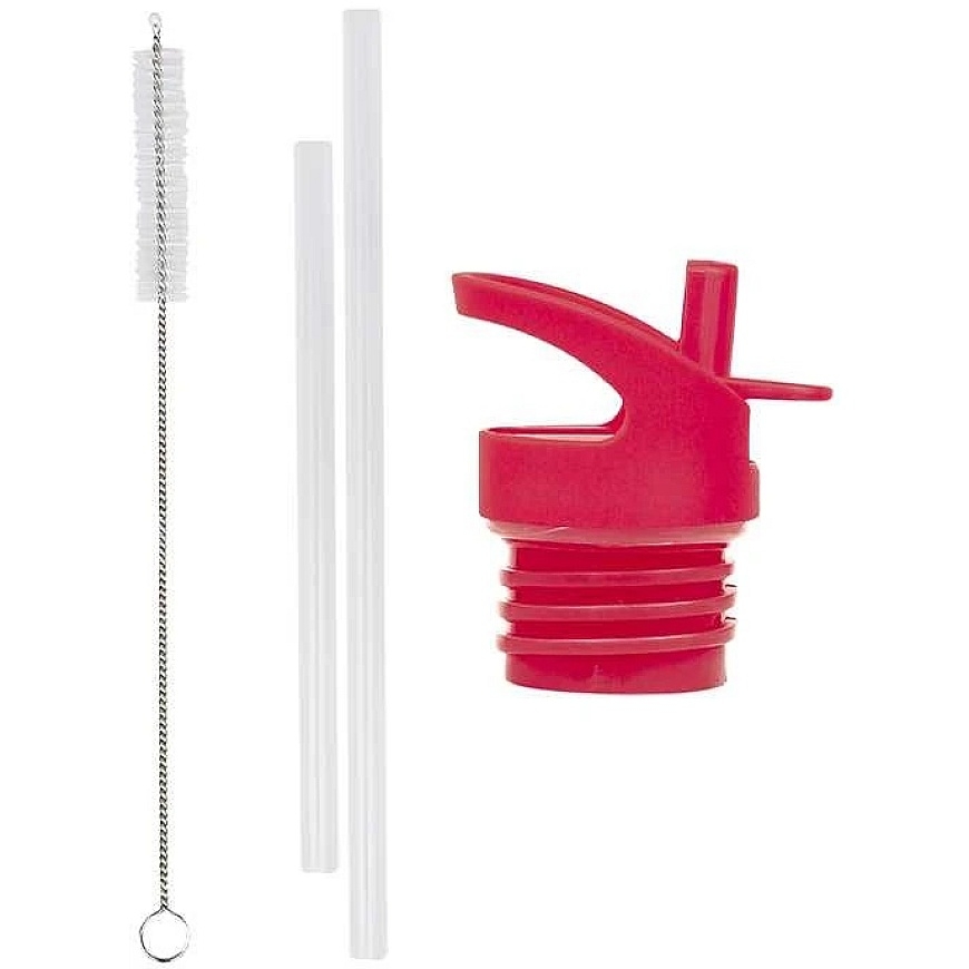 Allc Straw and Cap Replacement, Red