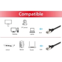 Equip 606105 võrgukaabel Must 3 m Cat6a S/FTP (S-STP)