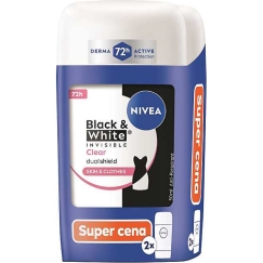 Nivea B&W Invisible Clear Duo antiperspirandi komplekt 2 x 50 ml