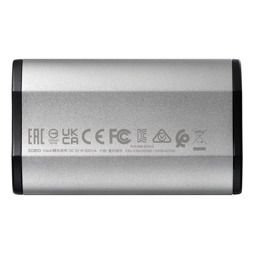 ADATA SD810 500 GB USB tüüp-C USB 3.2 Gen 2x2 Must, Hõbe – 2
