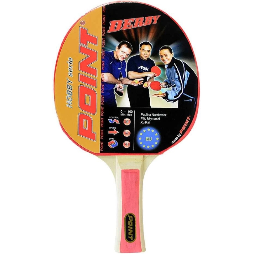 "Point Derby" table tennis racket with cover – 2