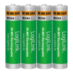 LogiLink LR03RB4 baterija Akumulators AAA Niķeļa-metāla hidrīda (NiMH)