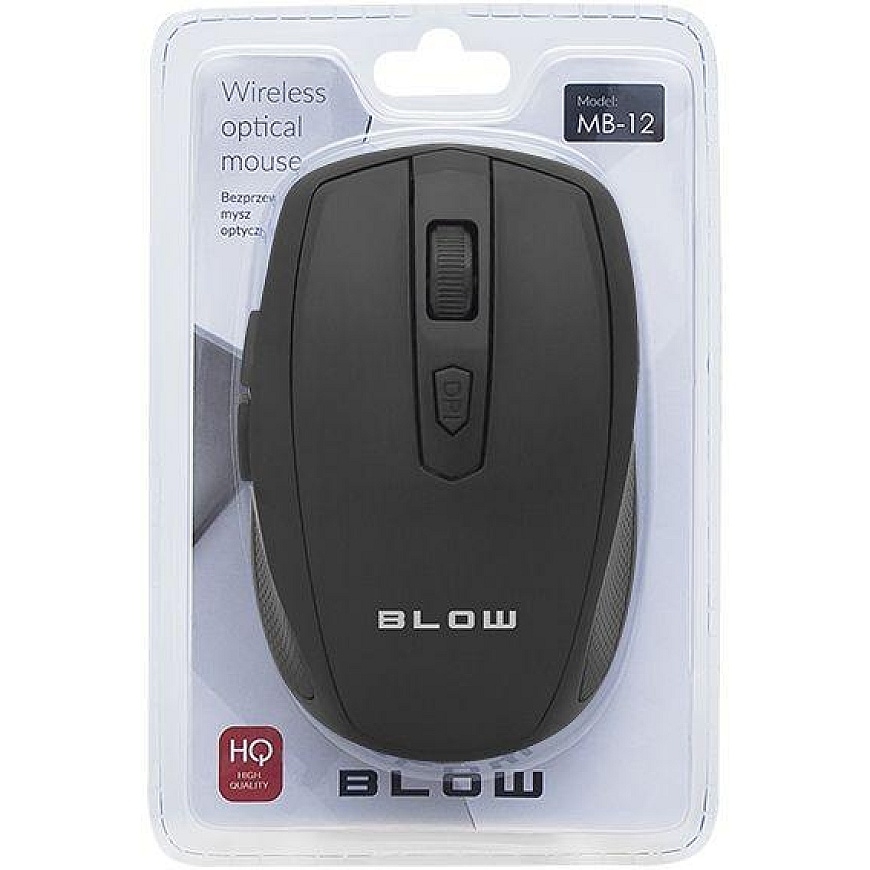 BLOW MB-12 bezvadu optiskā pele melna